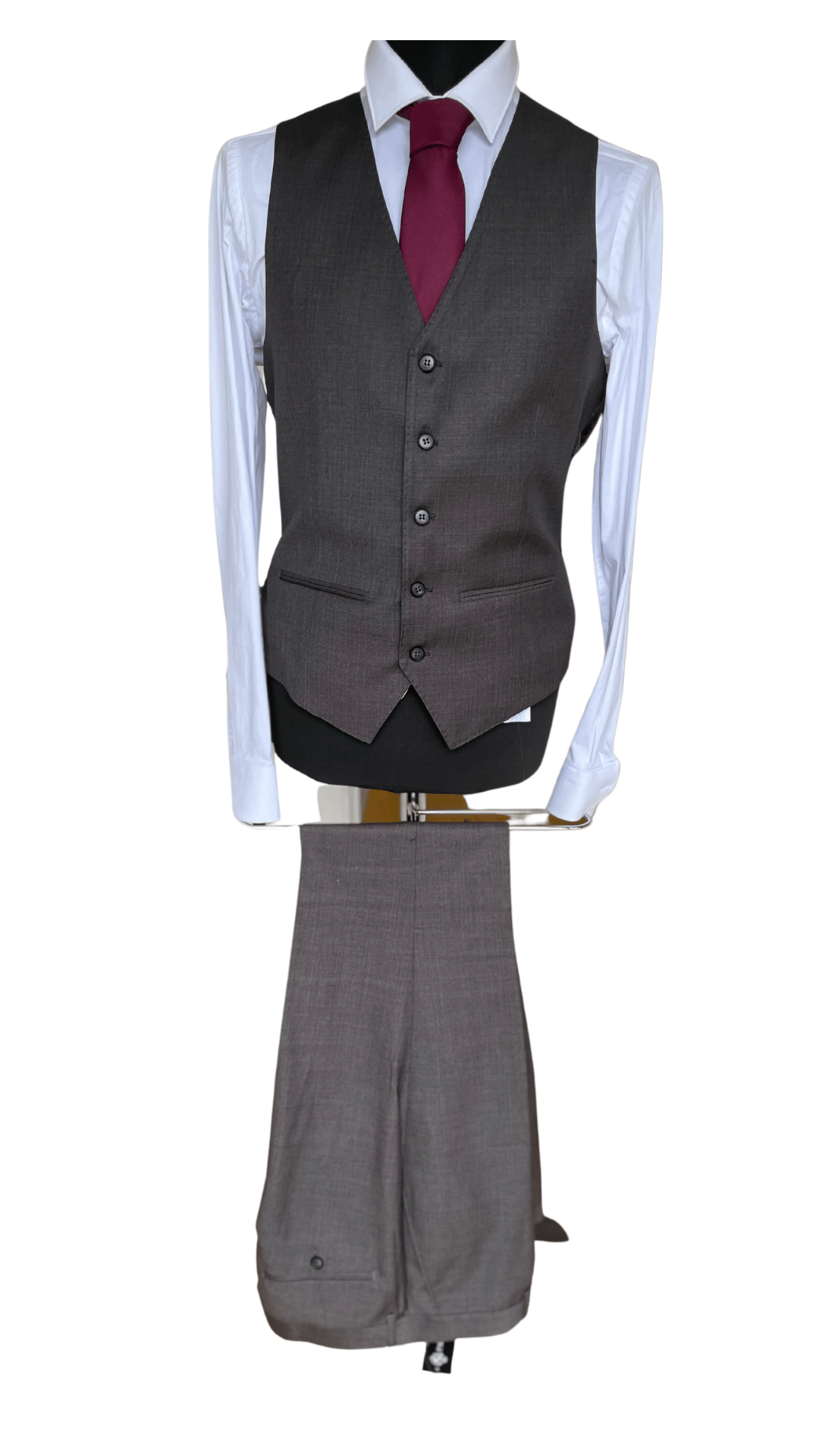Paul Andrew Charles Charcoal grey 3 piece suit