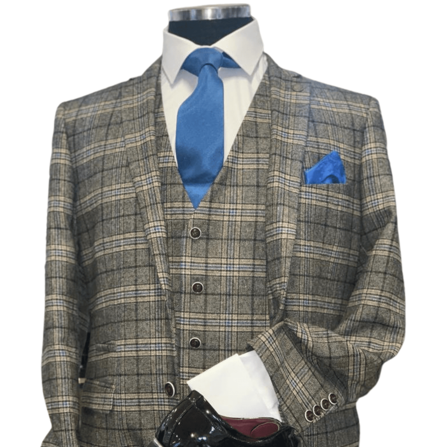 Paul Andrews Kurt Grey, A tailored 3 piece suit, Suit deal available.( incl shoes , shirt and tie )