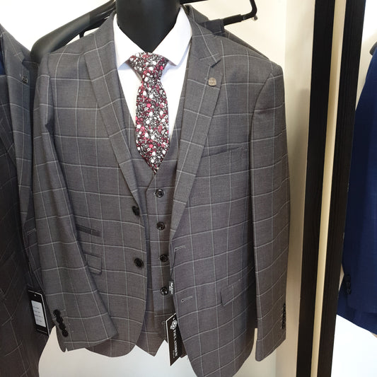 3 piece Paul Andrews suit,   Hobbs Grey
